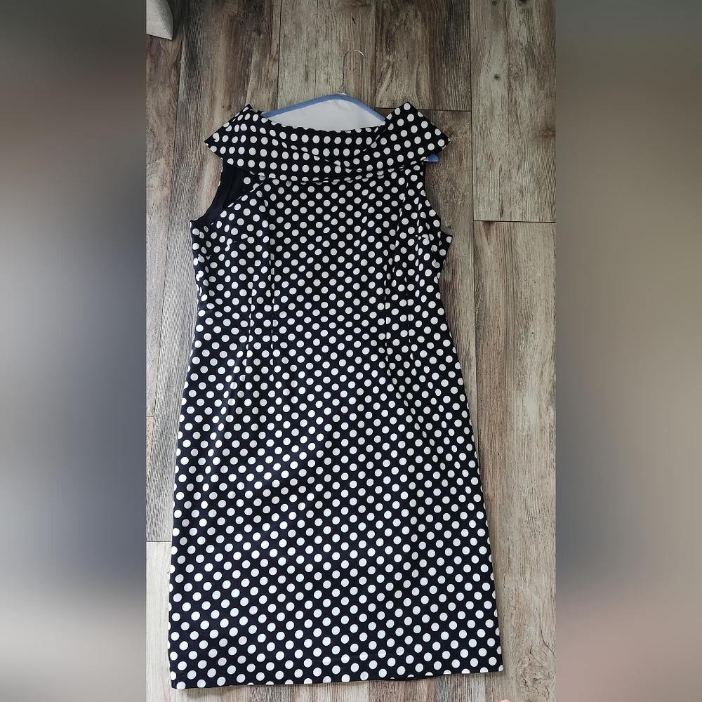 Black and White Polka Dot Dress